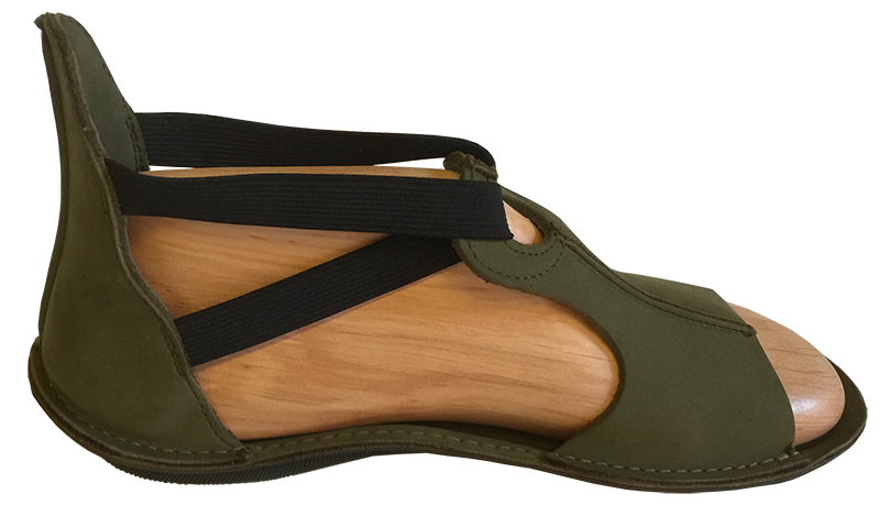 Grön Sandal Insida
